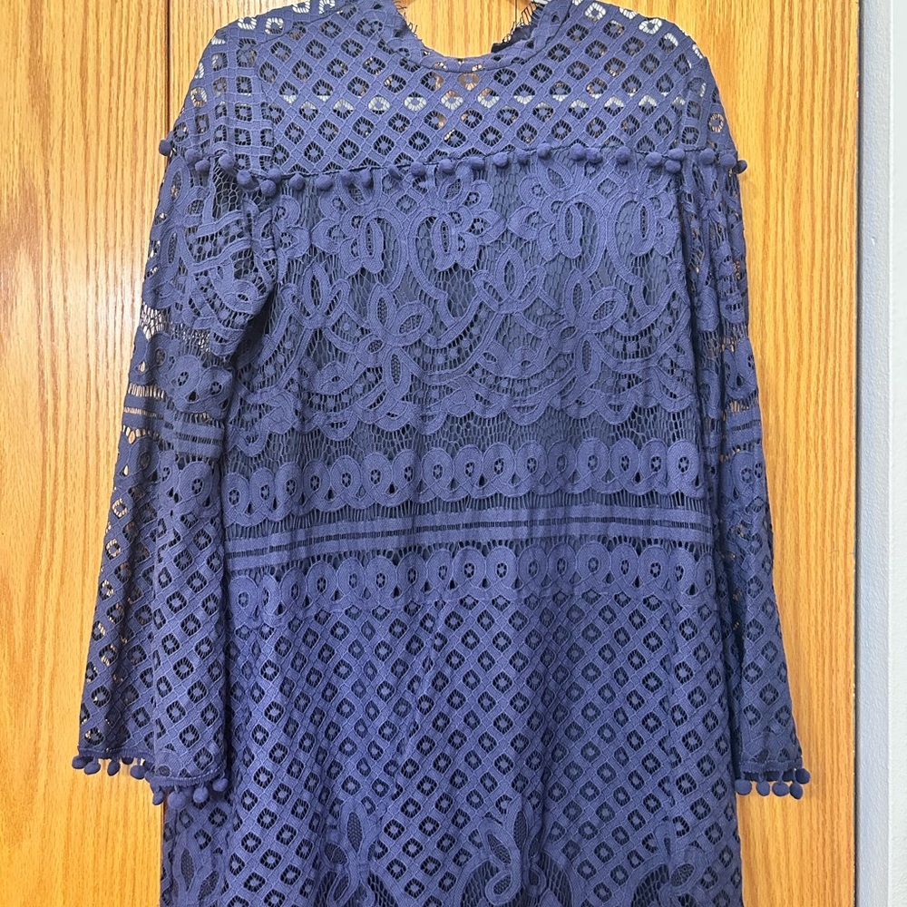 Amazon Women's Lace Dress - Navy Blue